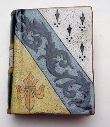 Quimper Early Bible Handwarmer-c. 1870