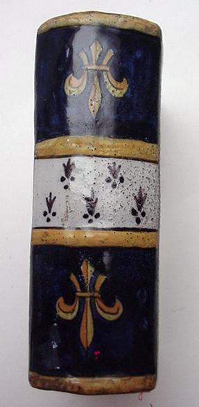 Quimper Early Bible Handwarmer-c. 1870