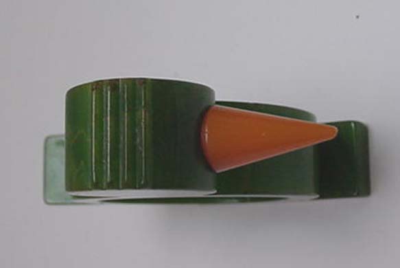 Bakelite vintage bird napkin ring