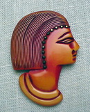 Bakelite Vintage Egyptian Brooch