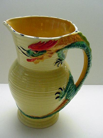 Burleigh Ware Dragon Pitcher