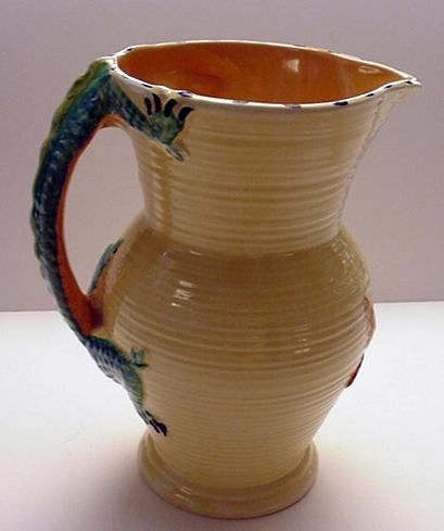 Burleigh Ware Dragon Pitcher