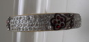 Celluloid Deco Bangle with Flower Designs