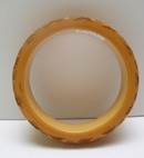 Bakelite Carved Ribbed Vintage Bangle