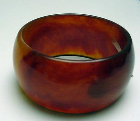 Bakelite Wide Tortoiseshell Bangle