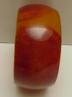 Bakelite Wide Tortoiseshell Bangle