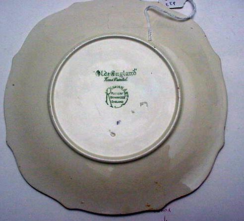 Royal Winton Cottageware Plate Old England