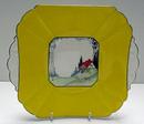 Shelley Cottage #1 Yellow Sandwich Plate