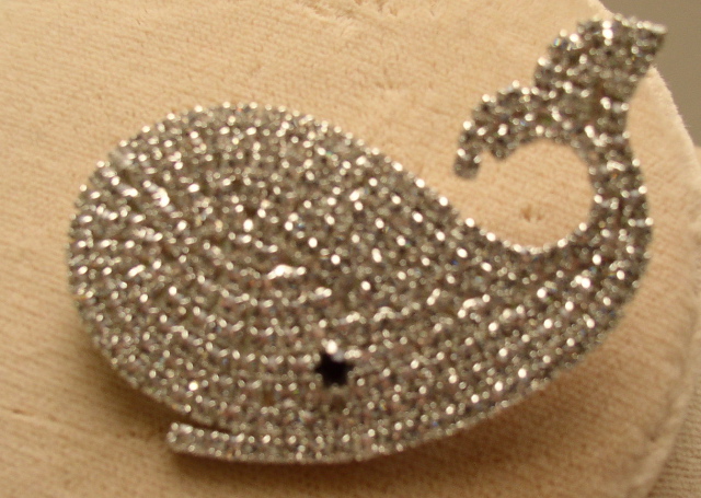 Butler and Wilson Whale Brooch