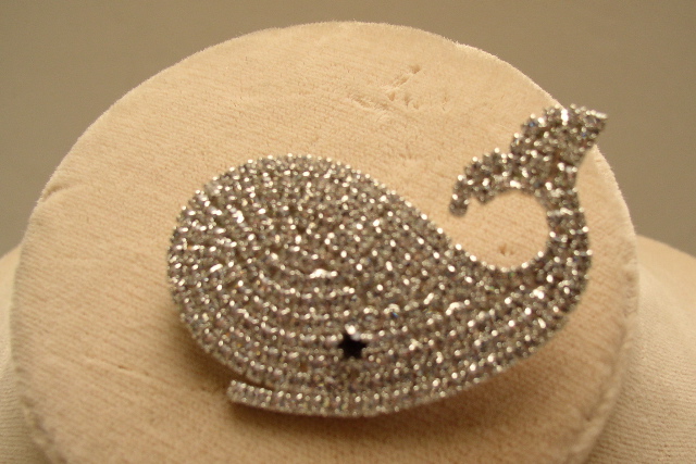 Butler and Wilson Whale Brooch