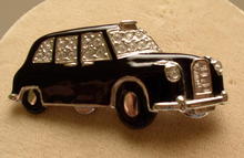 Butler and Wilson English Taxi Brooch