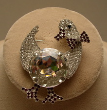 Butler and Wilson Duck Brooch