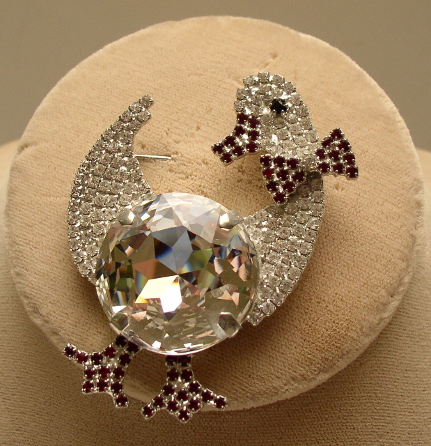 Butler and Wilson Duck Brooch