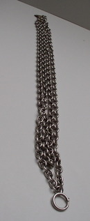 Victorian Very Heavy Sterling Chain