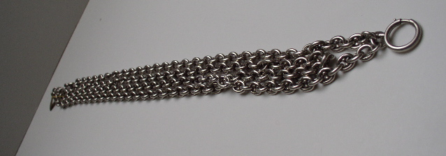 Victorian Very Heavy Sterling Chain