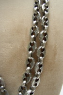 Victorian Sterling Long Chain Necklace