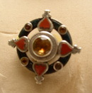 Victorian Scottish Sterling Agate Brooch