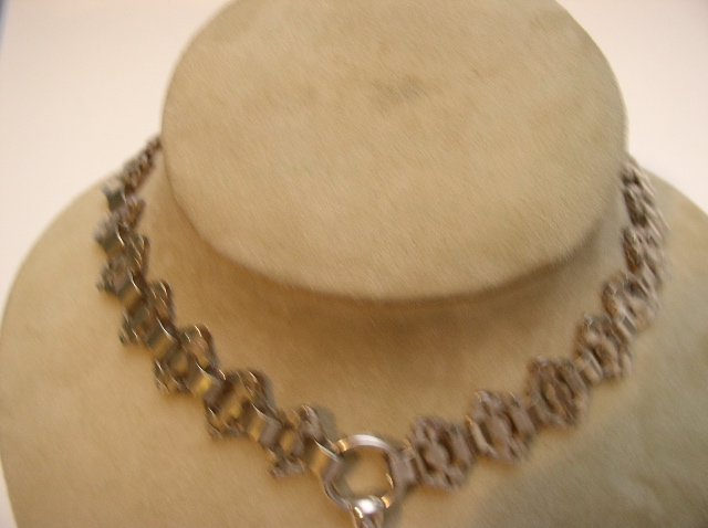 Victorian Sterling Silver Necklace and Locket