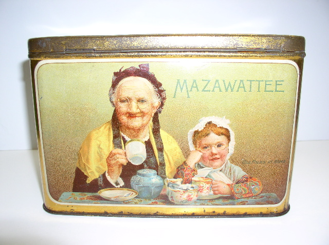 Mazawattee Tea Advertising Tin