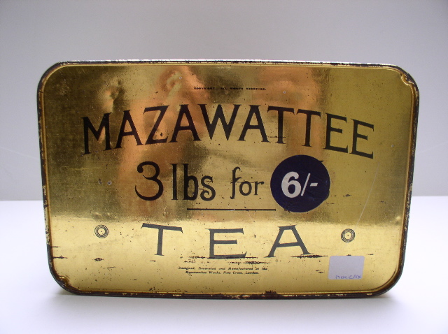 Mazawattee Tea Advertising Tin