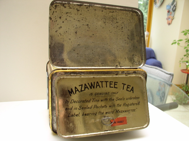 Mazawattee Tea Advertising Tin