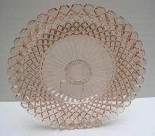 Depression Glass Windsor Design Serving Plate