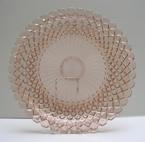 Depression Glass Windsor Design Serving Plate