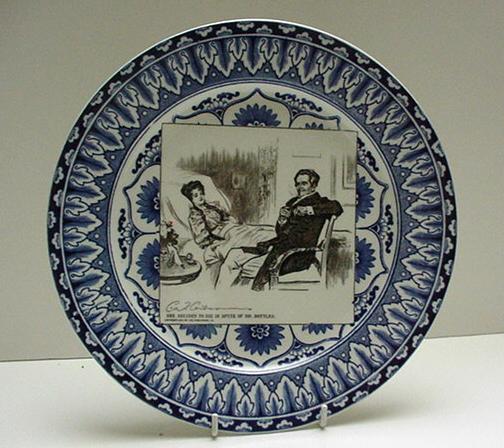 Royal Doulton Gibson Plate: Doctor and Patient