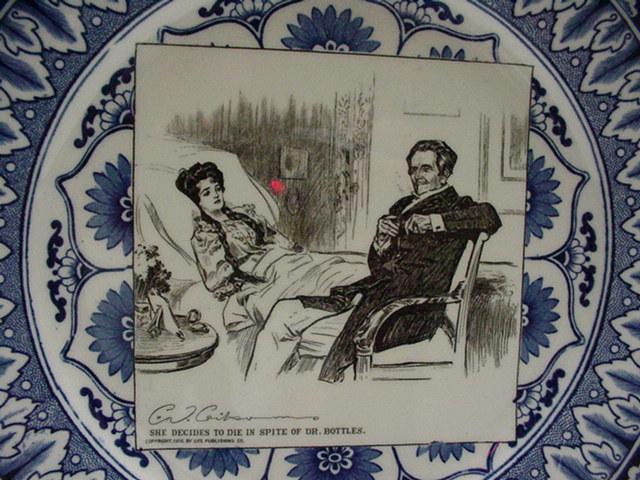 Royal Doulton Gibson Plate: Doctor and Patient