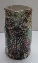 Majolica Owl Pitcher