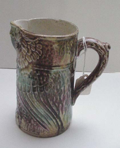 Majolica Owl Pitcher
