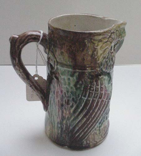 Majolica Owl Pitcher