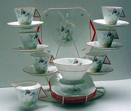 Shelley Mode Deco Tea Set
