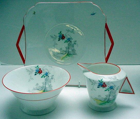 Shelley Mode Deco Tea Set