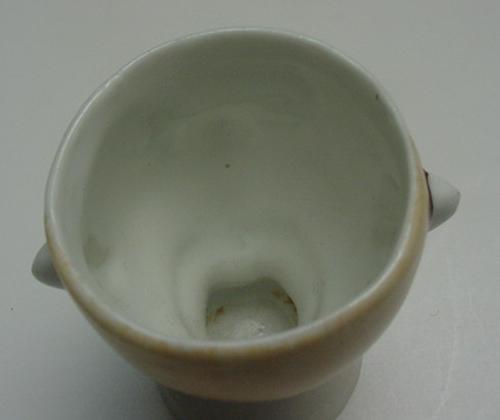 Egg Cup: Man with monocle
