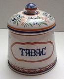 Quimper Tobacco Jar