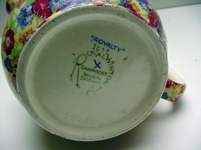 Royal Winton Vintage Royalty Globe Jug