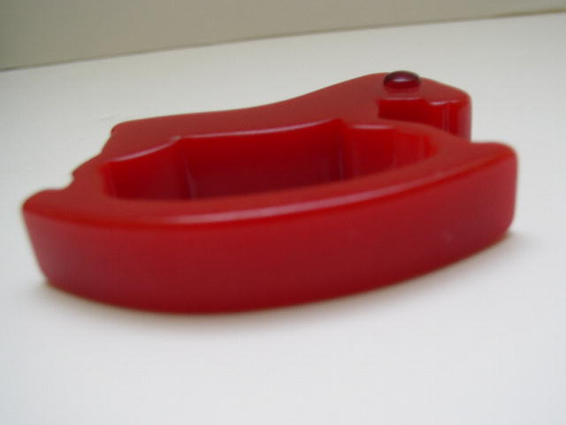 Bakelite Vintage Red Rocking Horse with Red