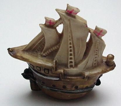 Celluloid Vintage Ship Tape Measure