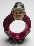 Celluloid Fisherman Napkin Ring