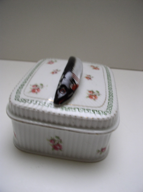 Victorian Porcelain Sardine Box