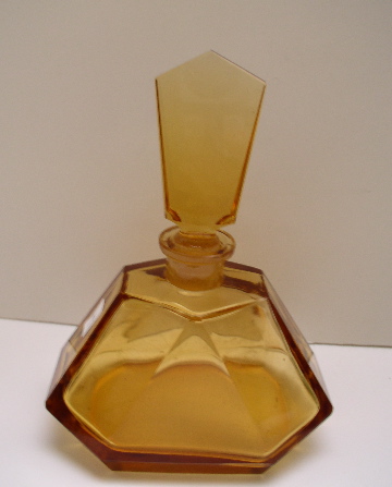 Czechoslovakian Vintage Deco Perfume bottle