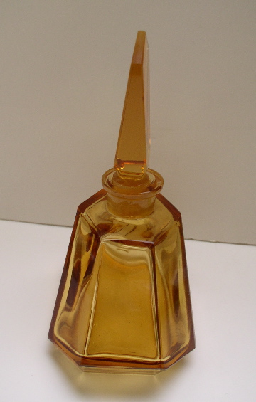 Czechoslovakian Vintage Deco Perfume bottle