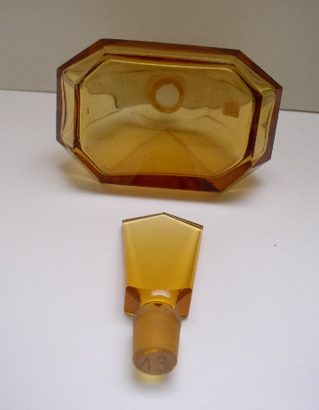 Czechoslovakian Vintage Deco Perfume bottle