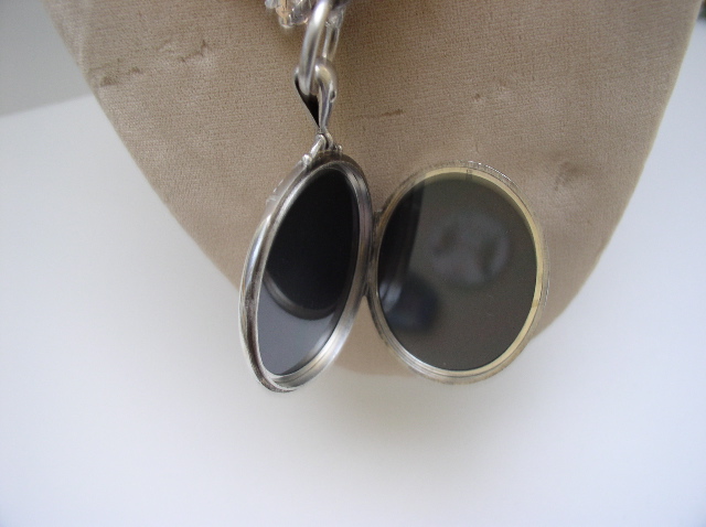 Victorian Silver Necklace with Locket