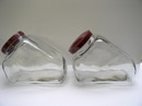 Bakelite and Glass set of three Vintage