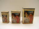 Three Delightful French Art Nouveau Tea Tins