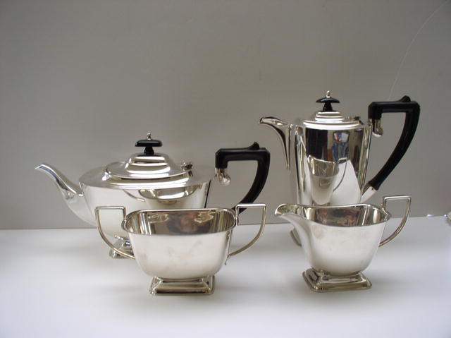 Bakelite English silver Plate Coffee and Tea
