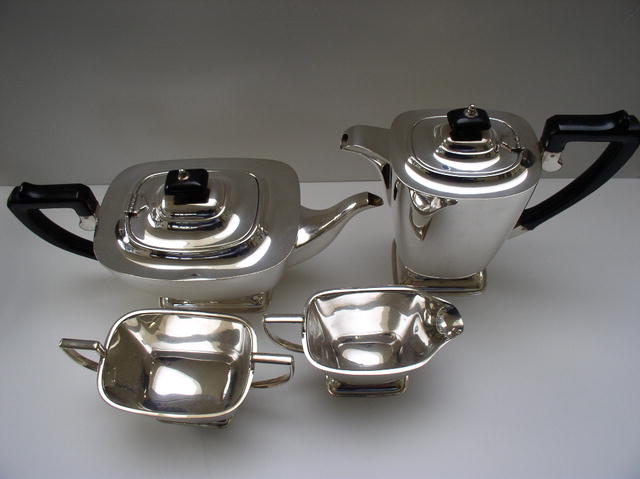 Bakelite English silver Plate Coffee and Tea