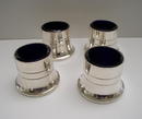 English Silver Plate Set of four Salts